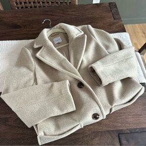 CYRUS Long Cream Beige Coat